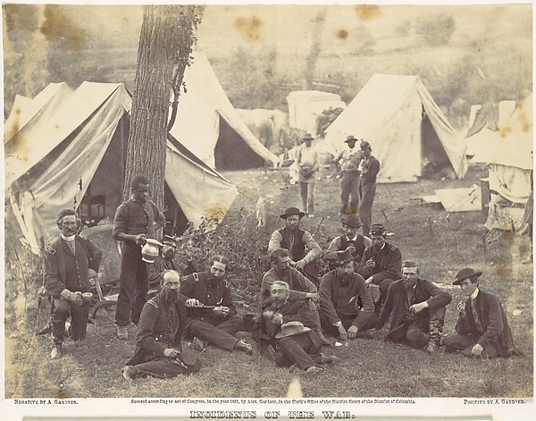 Alexander Gardner, Group at Headquarters of the Army of the Potomac, Antietam, October 1862