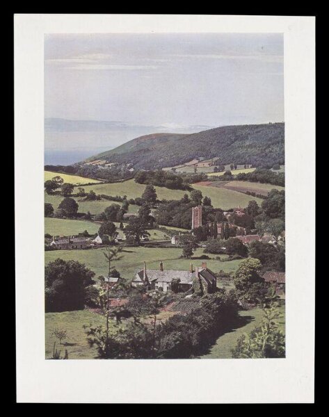 Hinde, John Wilfrid, Luccombe: Looking North-West to the Bristol Channel