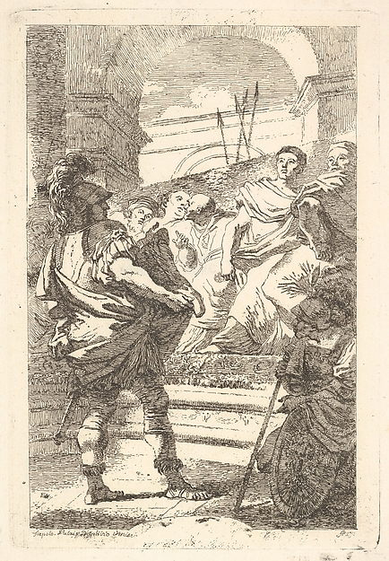 Jean Honoré Fragonard, Fabius Maximus before the Senate at Carthage