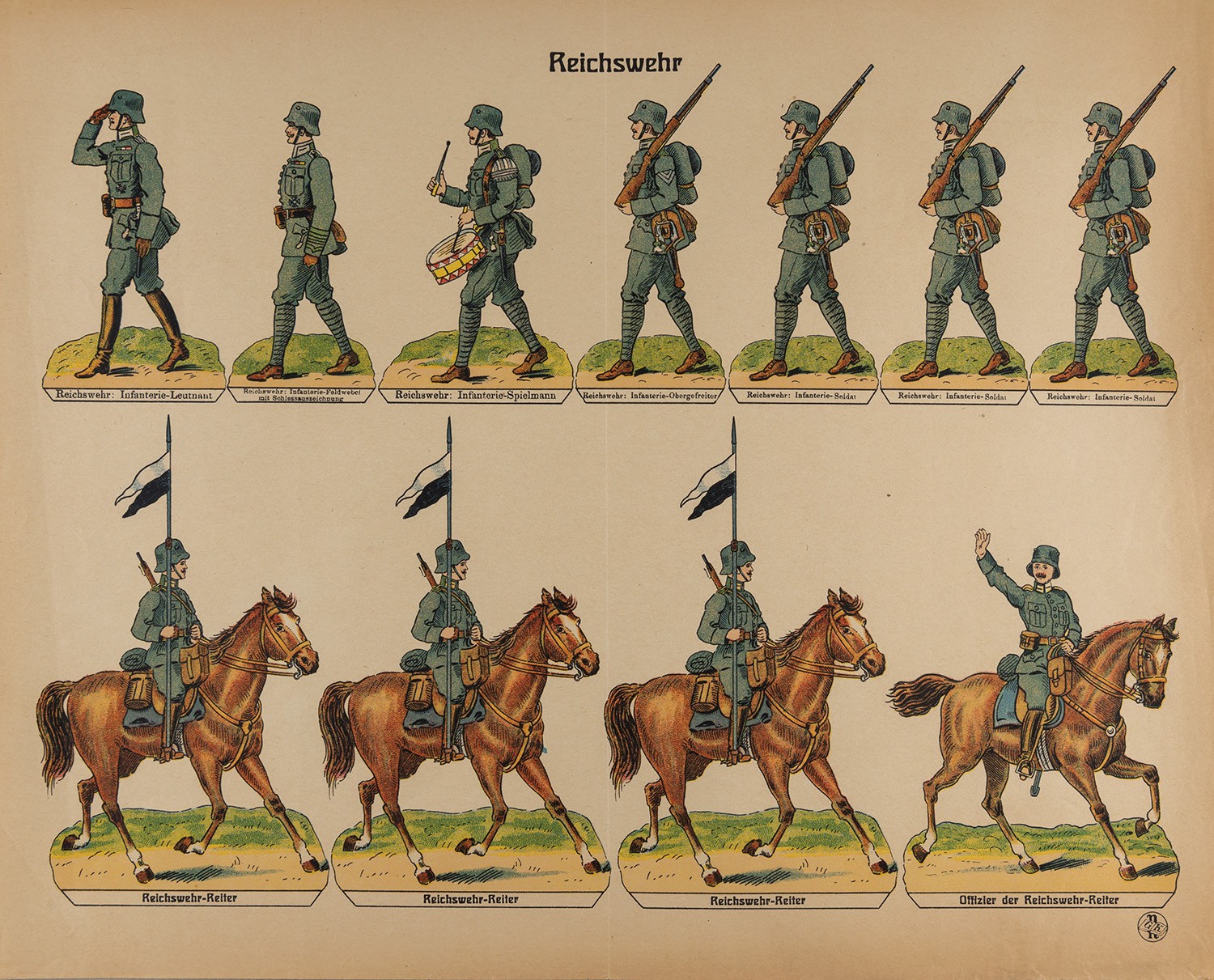 Gustav Kühn (Druckerei und Verlag), "Reichswehr" (Neuruppiner Bilderbogen ohne Nr.)