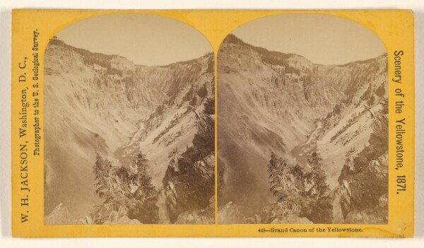 William Henry Jackson, Grand Canon of the Yellowstone.