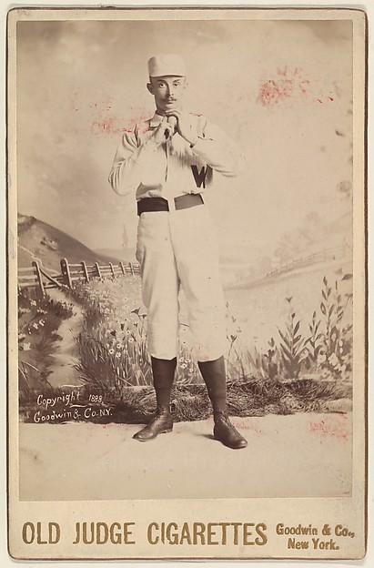 Goodwin & Company, Gilmore, Pitcher, from the series Old Judge Cigarettes