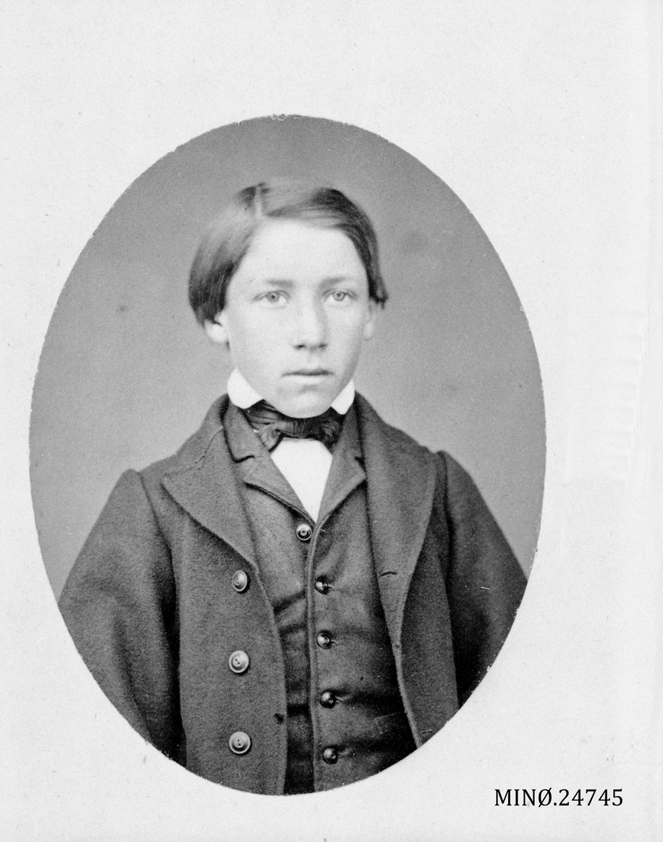 Elen Schomragh, Portrett av ung mann - Sivert Paulsgård (Sivert Johnsen Paulsgården f.1857)