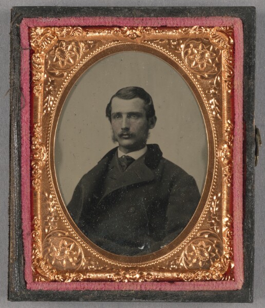 Unknown, [Portrait of a Young Man with Muttonchop Whiskers]