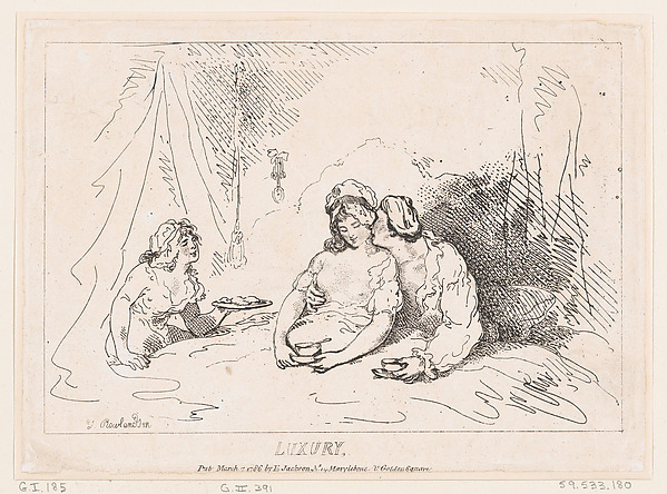 Thomas Rowlandson, Luxury