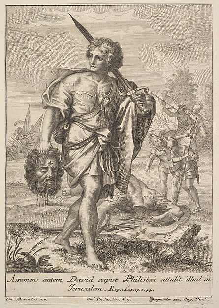 Johann Georg Bergmüller, David with the Head of Goliath