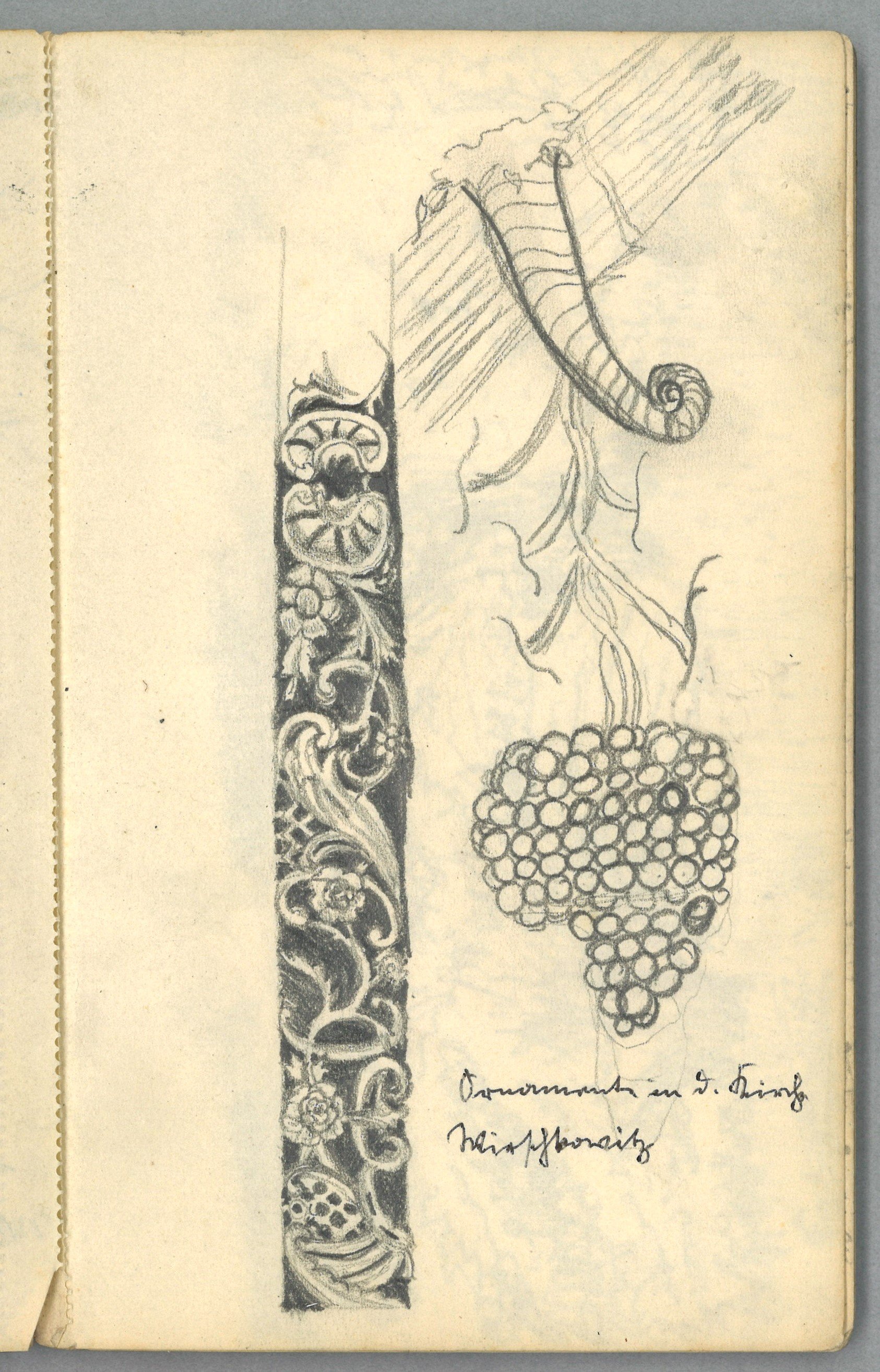 Margarete Wendel, Wirschkowitz (Kr. Militsch) [Wierzchowice (Krośnice)] (Schlesien): Ornamente in der Kirche