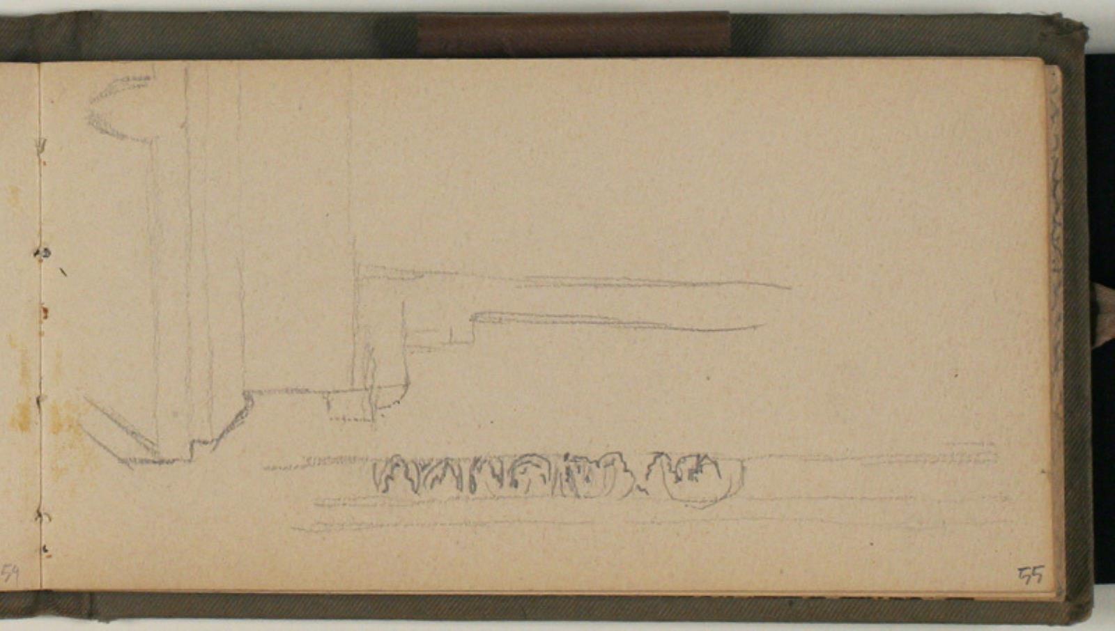 Niels Larsen Stevns, Studier af ornamentik, ramme- og gesimsprofiler