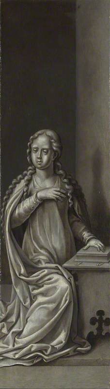Pieter Coecke van Aelst, The Virgin Annunciate: Reverse of Right Hand Shutter