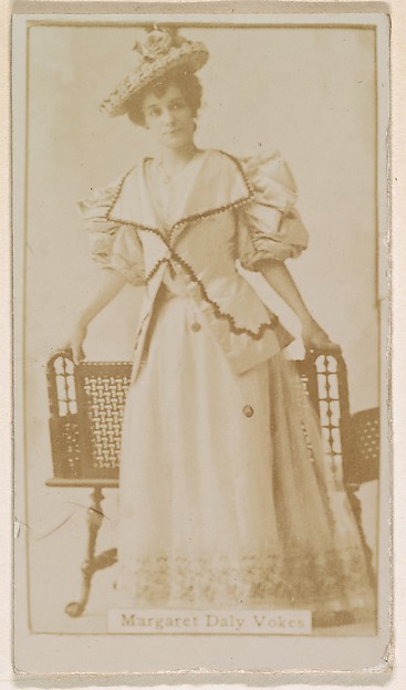 Kinney Brothers Tobacco Company, Margaret Daily Vokes, from the Actresses series (N245) issued by Kinney Brothers to promote Sweet Caporal Cigarettes