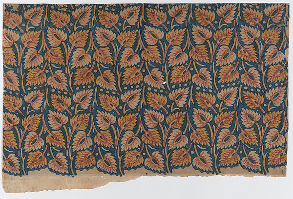 Anonymous, Sheet with overall leaf pattern