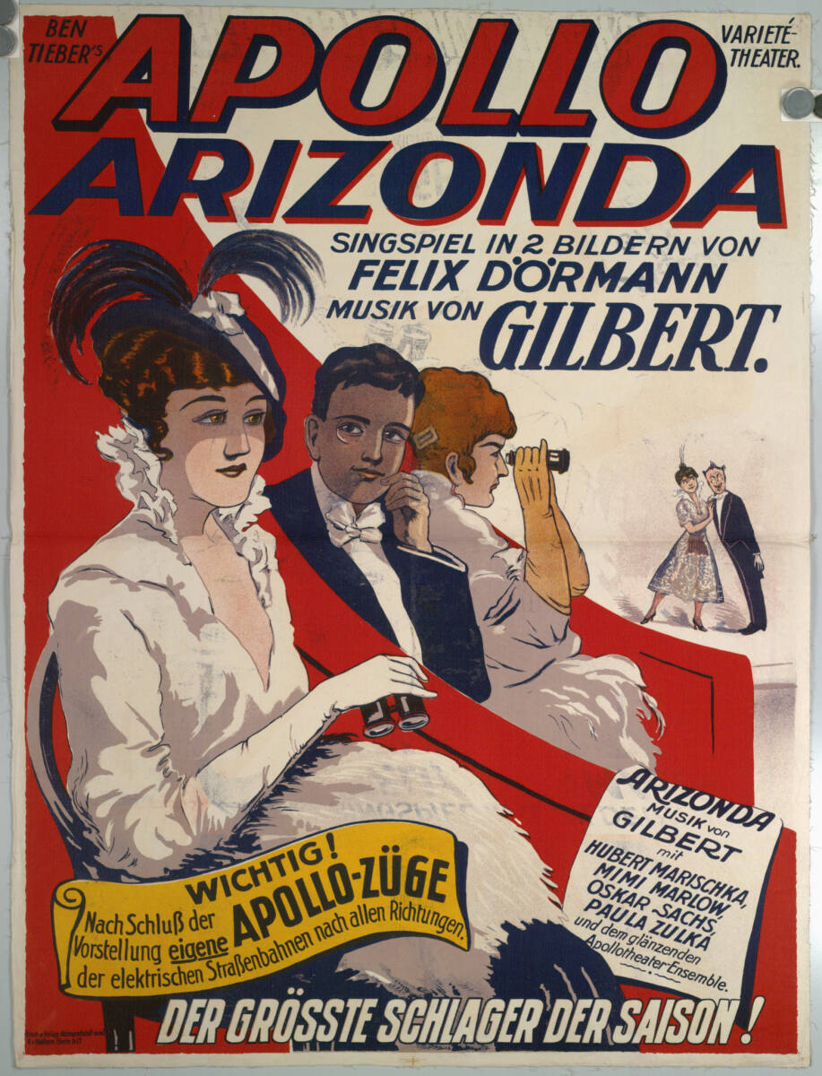 Anonym, BEN TIEBER'S APOLLO VARIÉTÉ-THEATER. ARIZONDA