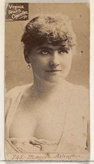 Allen & Ginter, Card 745, Maggie Arlington, from the Actors and Actresses series (N45, Type 2) for Virginia Brights Cigarettes
