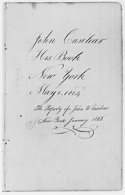 John William Casilear, Sketchbook of Figure Studies