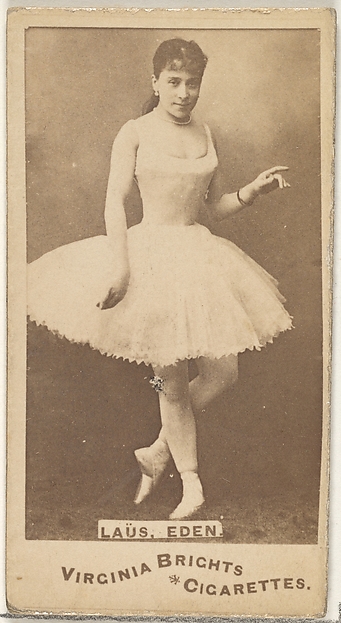 Allen & Ginter, Laus, Eden, from the Actors and Actresses series (N45, Type 1) for Virginia Brights Cigarettes