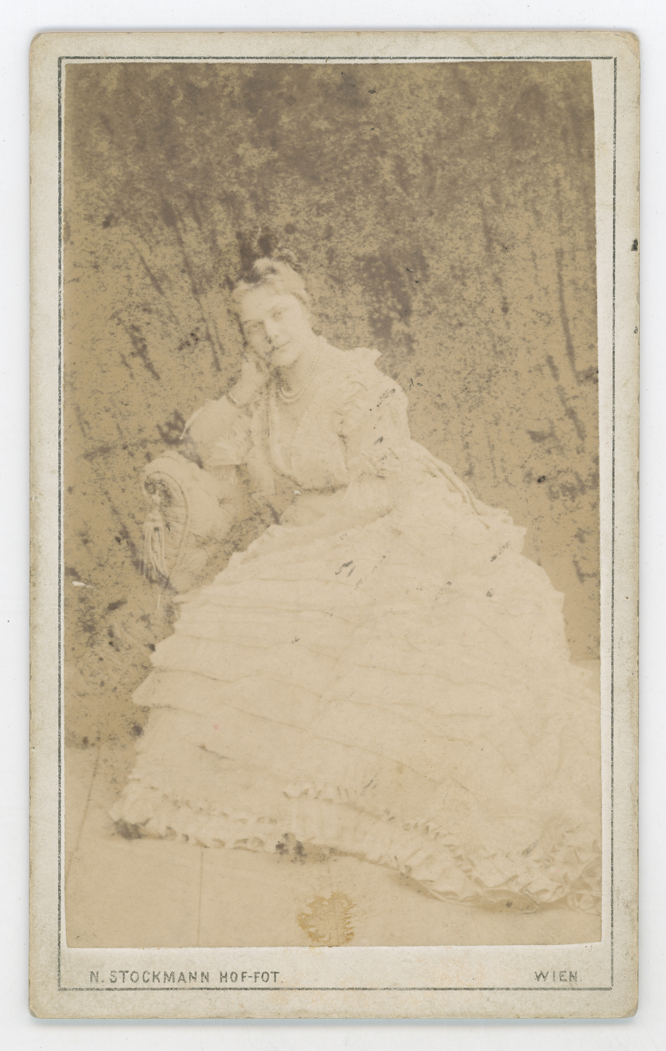 Nicolas (Noe) (1832-03-10––1905-02-09) Stockmann (Stokmann), Portret pjevačice