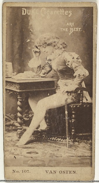 W. Duke, Sons & Co., Card Number 107, Van Osten, from the Actors and Actresses series (N145-6) issued by Duke Sons & Co. to promote Duke Cigarettes