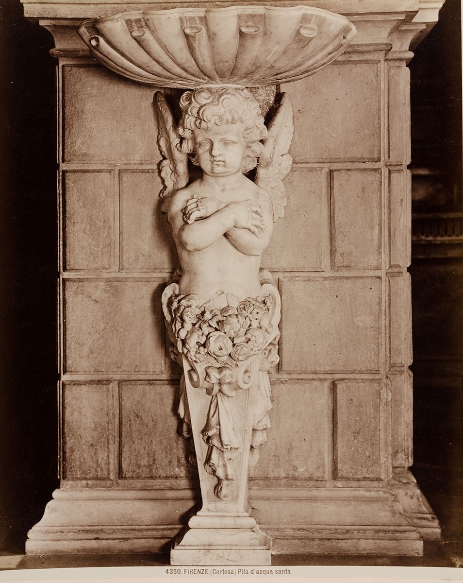 Giacomo Brogi, Firenze (Certosa) - Pila d'acqua santa