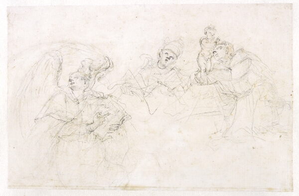 Francesco Solimena, Tre helgener: Vincent Ferrer, en pave og Anton af Padova