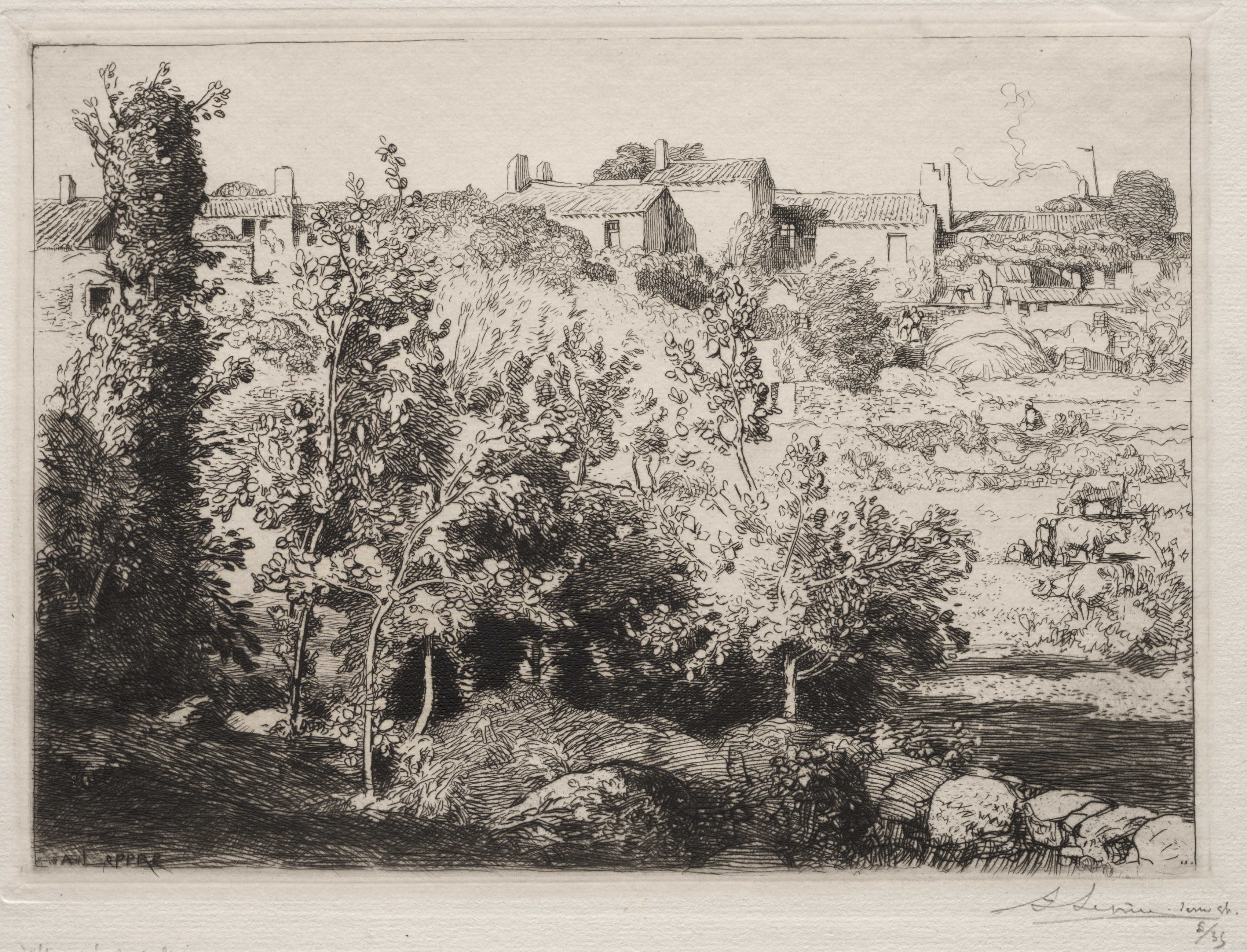 Auguste Louis Lepère, Village of Meule