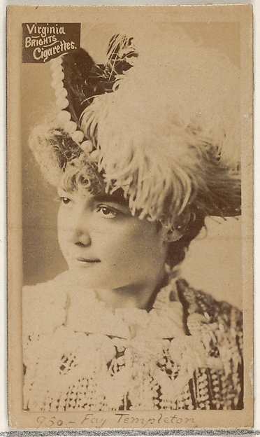 Allen & Ginter, Card 930, Fay Templeton, from the Actors and Actresses series (N45, Type 2) for Virginia Brights Cigarettes