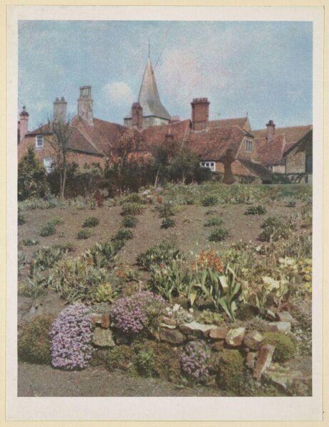 Warburg, Agnes Beatrice, Mayfield roofs from the Middle House garden