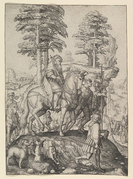 Lucas van Leyden, Abigail Before David