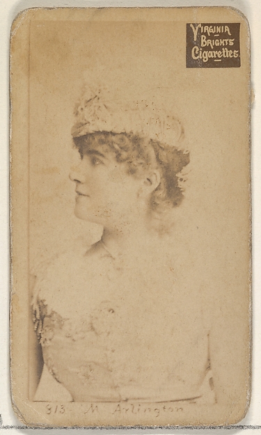 Allen & Ginter, Card 813, Maggie Arlington, from the Actors and Actresses series (N45, Type 2) for Virginia Brights Cigarettes