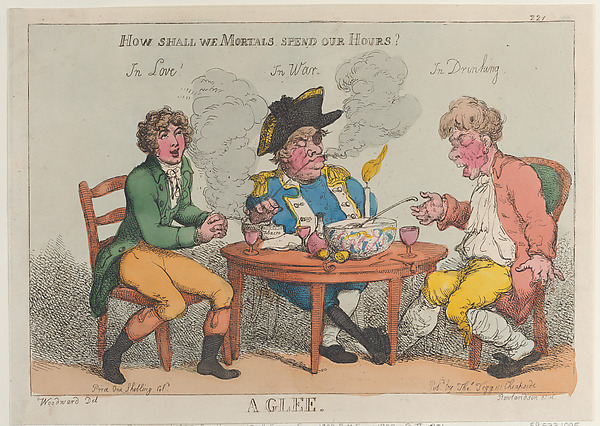 Thomas Rowlandson, A Glee