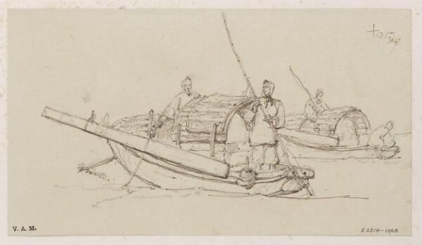 George Chinnery, Two Tanka boats