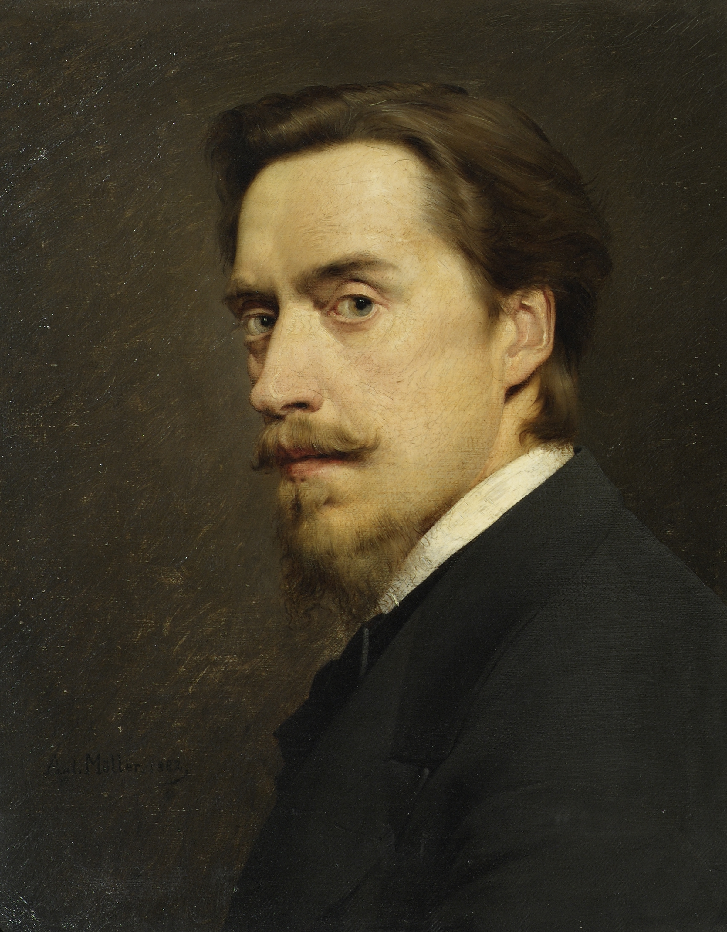 Anton Müller, Selbstbildnis