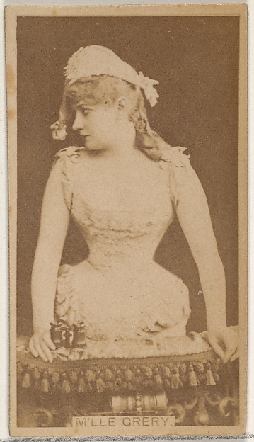 Allen & Ginter, M'lle Grery, from the Actors and Actresses series (N45, Type 8) for Virginia Brights Cigarettes