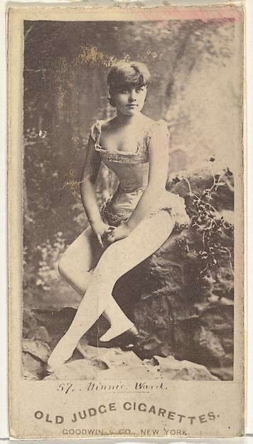 Goodwin & Company, Minnie Ward, from the Actors and Actresses series (N171) for Old Judge Cigarettes
