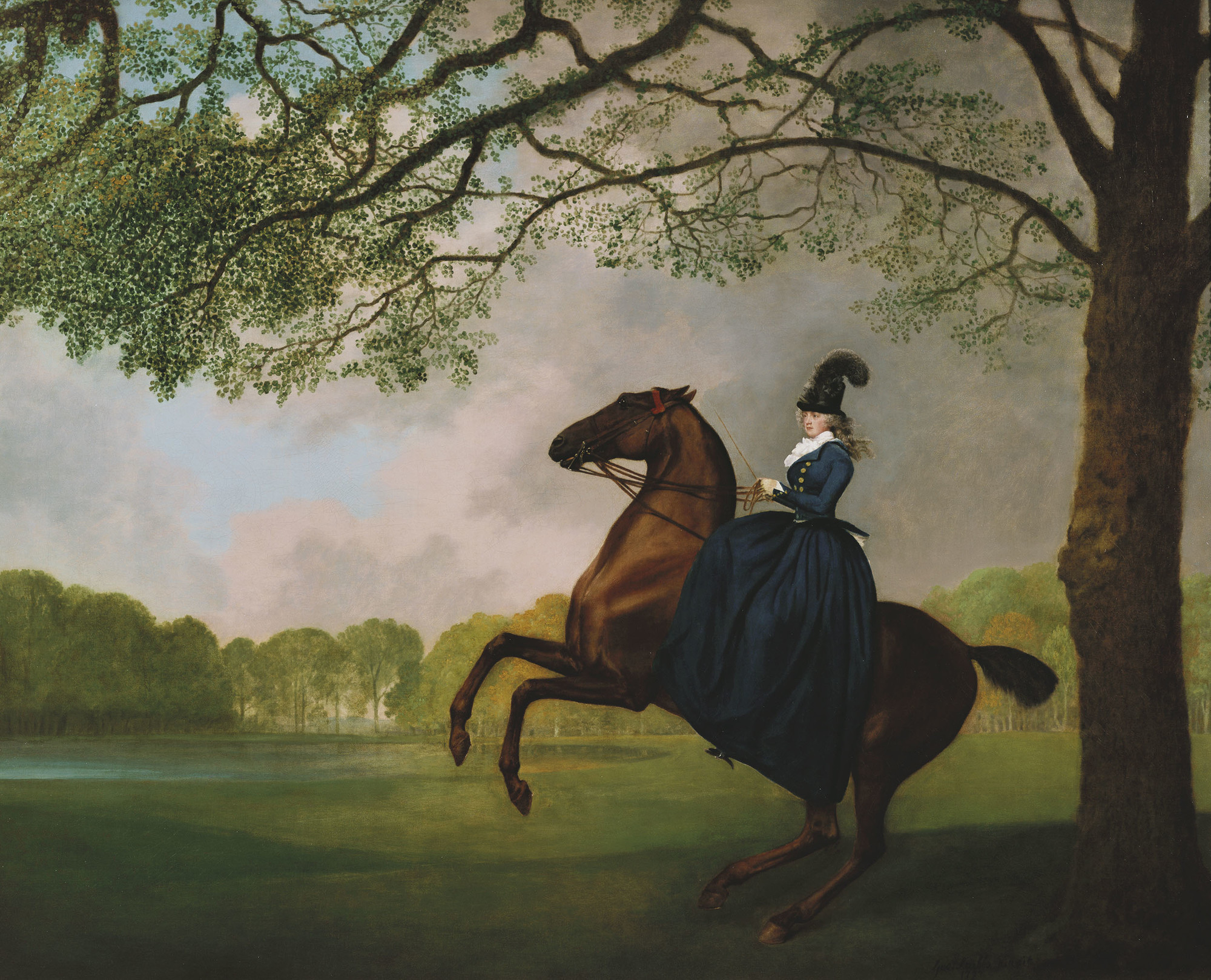George Stubbs, Laetitia, Lady Lade (d. 1825)