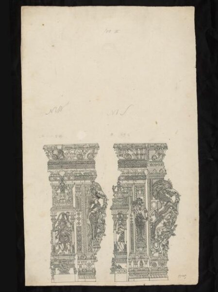Unknown, Architectural drawing of Tirumala Nayak at Madura,