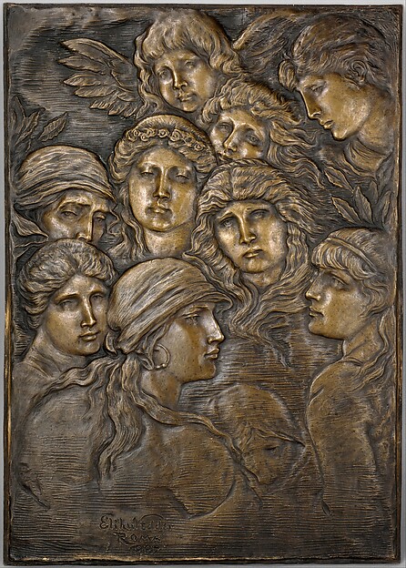 Elihu Vedder, Faces in the Fire