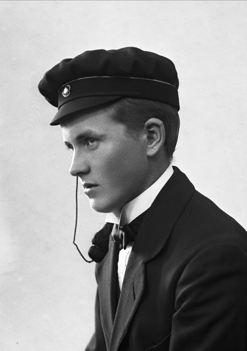 Gustav Borgen, Portrett, student Petter Harlem.