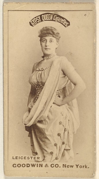 Goodwin & Company, Leicester, from the Actors and Actresses series (N171) for Gypsy Queen Cigarettes
