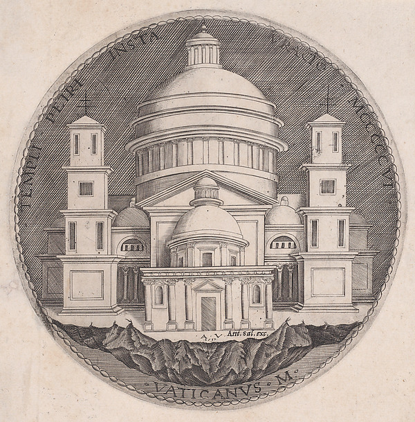 Agostino Veneziano (Agostino dei Musi), Saint Peter's Basilica