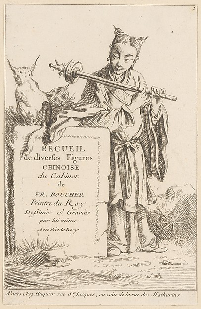 François Boucher, Collection of Diverse Chinese Figures