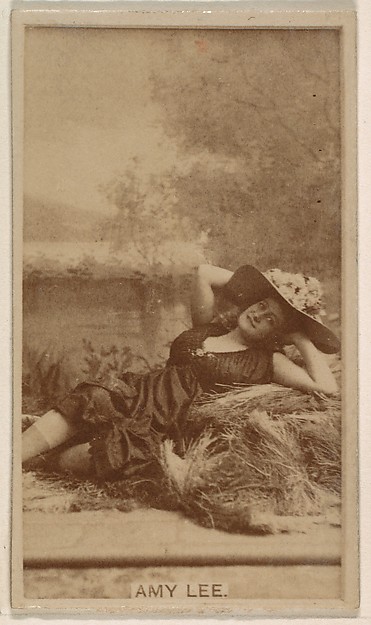 Kinney Brothers Tobacco Company, Amy Lee, from the Actresses series (N245) issued by Kinney Brothers to promote Sweet Caporal Cigarettes