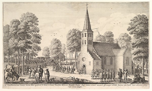 Wenceslaus Hollar, Going to Church