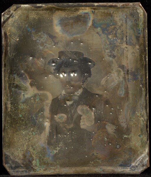 Jacob Byerly, [Portrait of a Man in Hat]