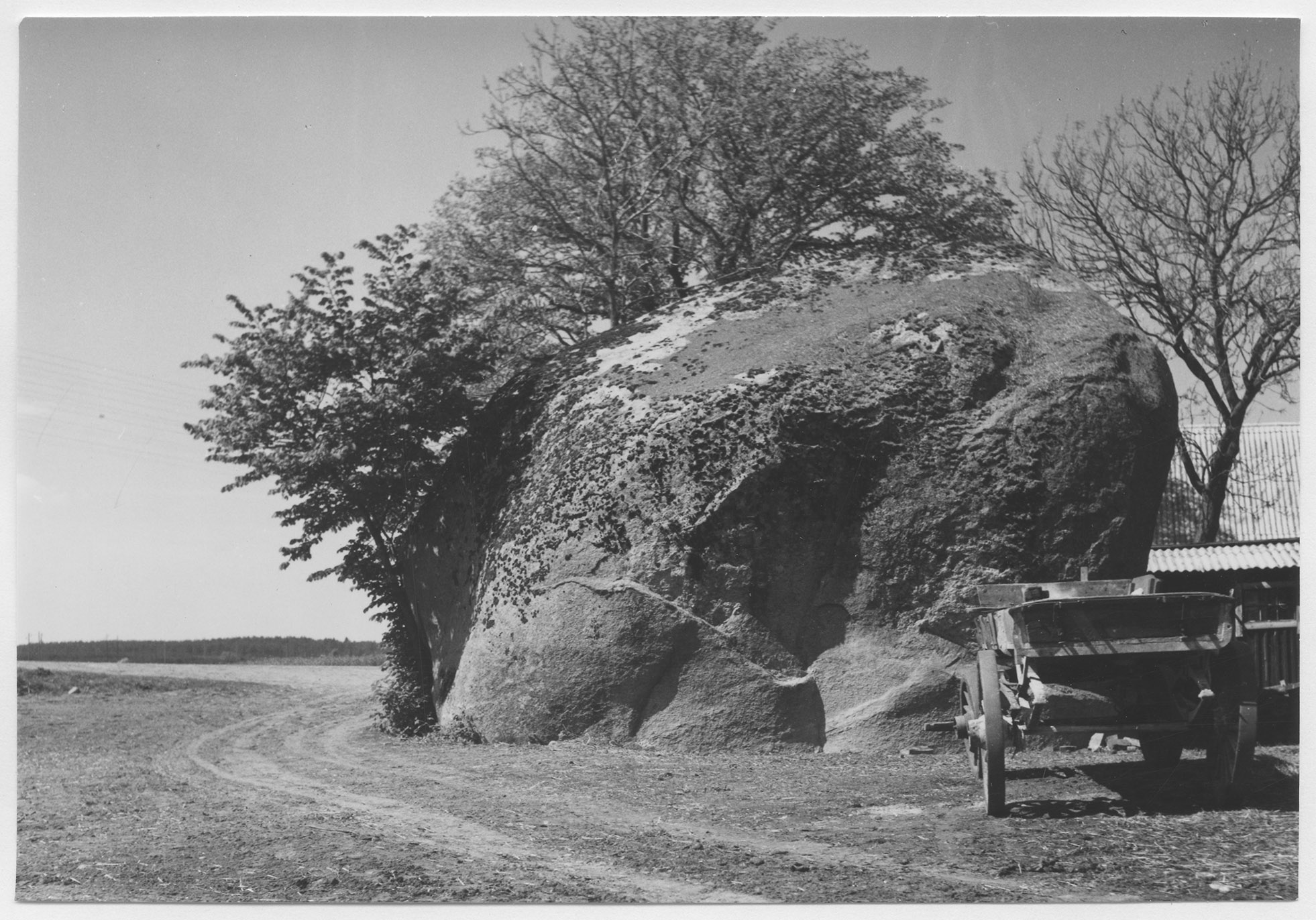 Mårten Sjöbeck, Magletorp, flyttblocket Maglestenen
