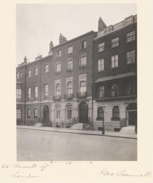 Scamell, George (Mr), National Photographic Record and Survey