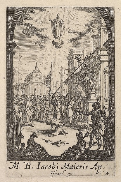 Jacques Callot, Martyrdom of Saint James the Greater, from "The Little Apostles" (Les Petits Apôtres)