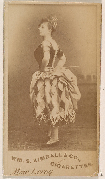 William S. Kimball & Company, Mme. Leroy, from the Actresses series (N203) issued by Wm. S. Kimball & Co.