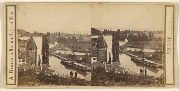 Adolphe Braun, Thoune. Vue prise du cimetiere.