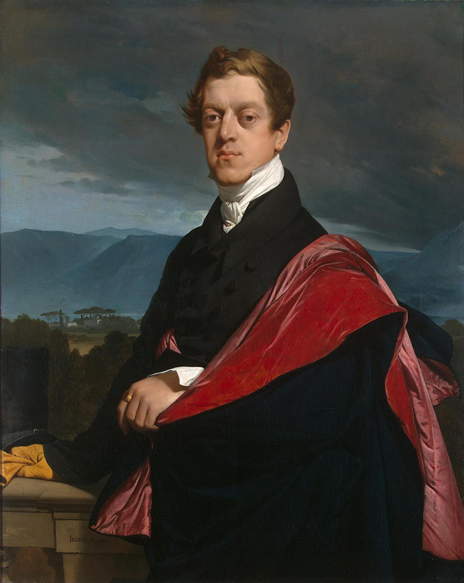 Jean-Auguste-Dominique Ingres, Portrait of Count Nikolay Guryev