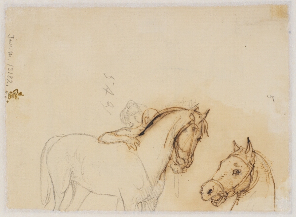 Wilhelm Marstrand, Hest og hestehoved